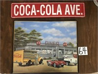 Coca-Cola Ave. Sign & Diner Sign