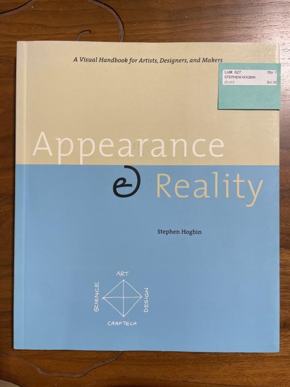 STEPHEN HOGBIN APPEARANCE & REALITY BOOK
