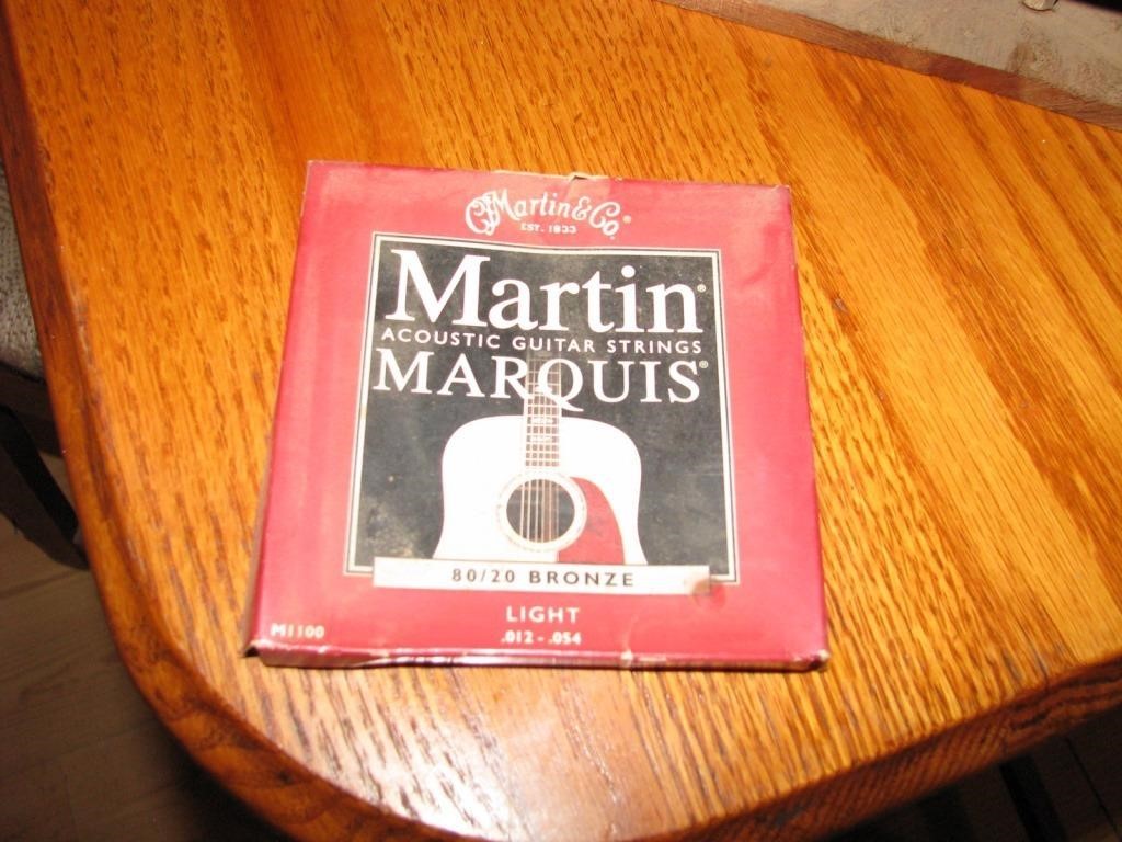 Unopened, Martin Marquis guitar strings