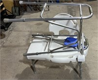 Bath Chair, Medical Walker and a Portable Stool