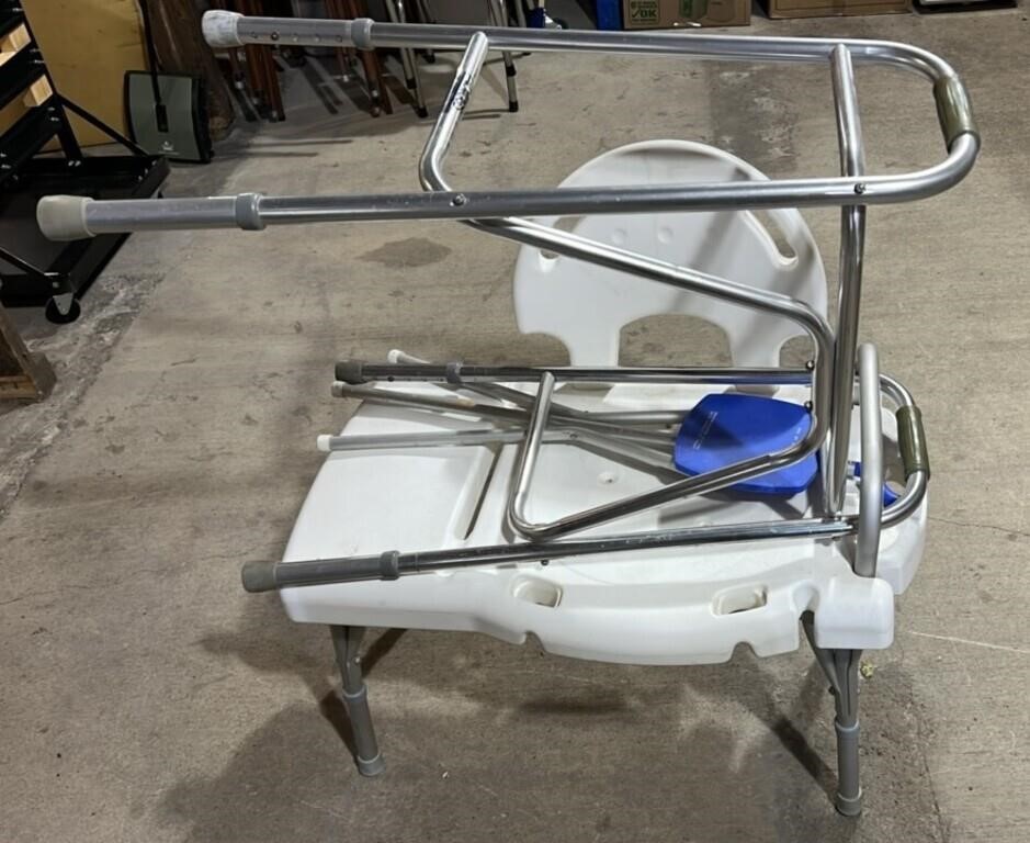 Bath Chair, Medical Walker and a Portable Stool