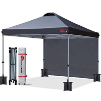 MASTERCANOPY Durable Pop-up Canopy Tent with 1 Sid