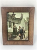 Antique Wood Framed Print