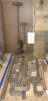 Collection of Vintage Pipe Wrenches