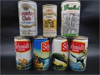 VINTAGE BEER CANS ANTIQUE ADVERTISING