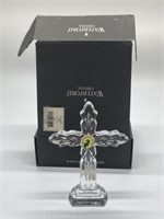 WATERFORD CRYSTAL CROSS FIGURINE WITH BOX