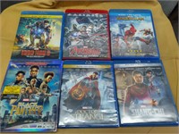 6- Assorted Marvel Blu-Ray's Group B