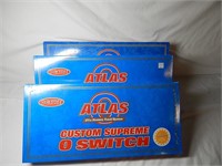 (3) Atlas Supreme Model Railroad Switch O gauge