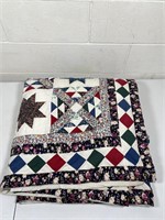 handmade quilt - vg condition