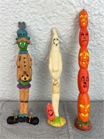 Vintage Halloween Ghost,Pumpkin,Scarecrow Figures