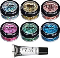 Holographic Glitter Shapes by Moon Glitter