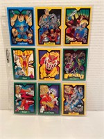 9 X 1991 X-Force Trading Cards