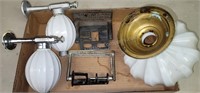 Antique Soap Dispensers, Toilet Paper Holders, etc