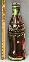 Approx. 20" Coca Cola tin wall hanger advertisemen