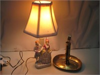 Antique XLG Brass Chamber Candle Holder, Lamp