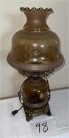 Brown Globe Lamp