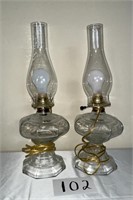 Electric Glass Lamps