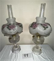 Possible Hand-painted Ticky Lamps