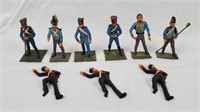 Lot Of French Infantrymen Plastic Figures