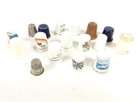 Collection of 16 Thimbles