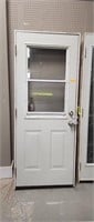 Steel entry doors. Used. Comes with
