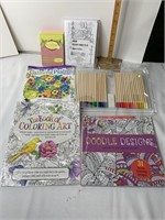New Adult coloring supplies