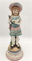 Large Victorian Bisque Girl w/ Broken Doll as is