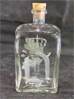 Antique Corked Bottle w/Enamel Paint