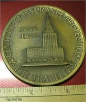 1964 Insurance Anniv. Medallion & Dish