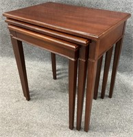 3 Mahogany Nesting Tables