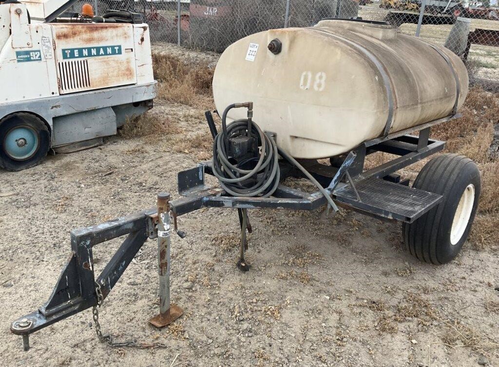 Custom 300g Poly Tank Mixing Trailer