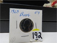 Proof 1963 Jefferson Nickel