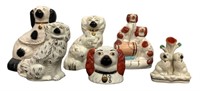 Collection STAFFORDSHIRE Spaniels Statues