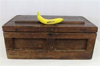 Antique Primitive Hand-Crafted Wood Chest