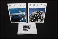 Three Collectible Rolex Books and magazines,