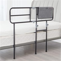 Safety Bed Rail with Storage Pocket