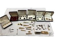 Collection of Gentleman’s Cuff Links, Accessories