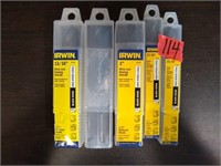 5 Irwin Silver & Demining Drill Bits