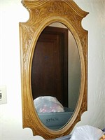 Beautiful vintage wooden mirror