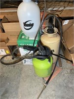 GROUP OF GARDEN SPRAYERS