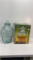 5 gallon glass beverage jar made in Italy