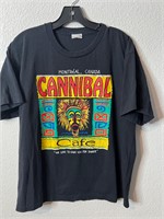 Vintage Montreal Cannibal Cafe Shirt