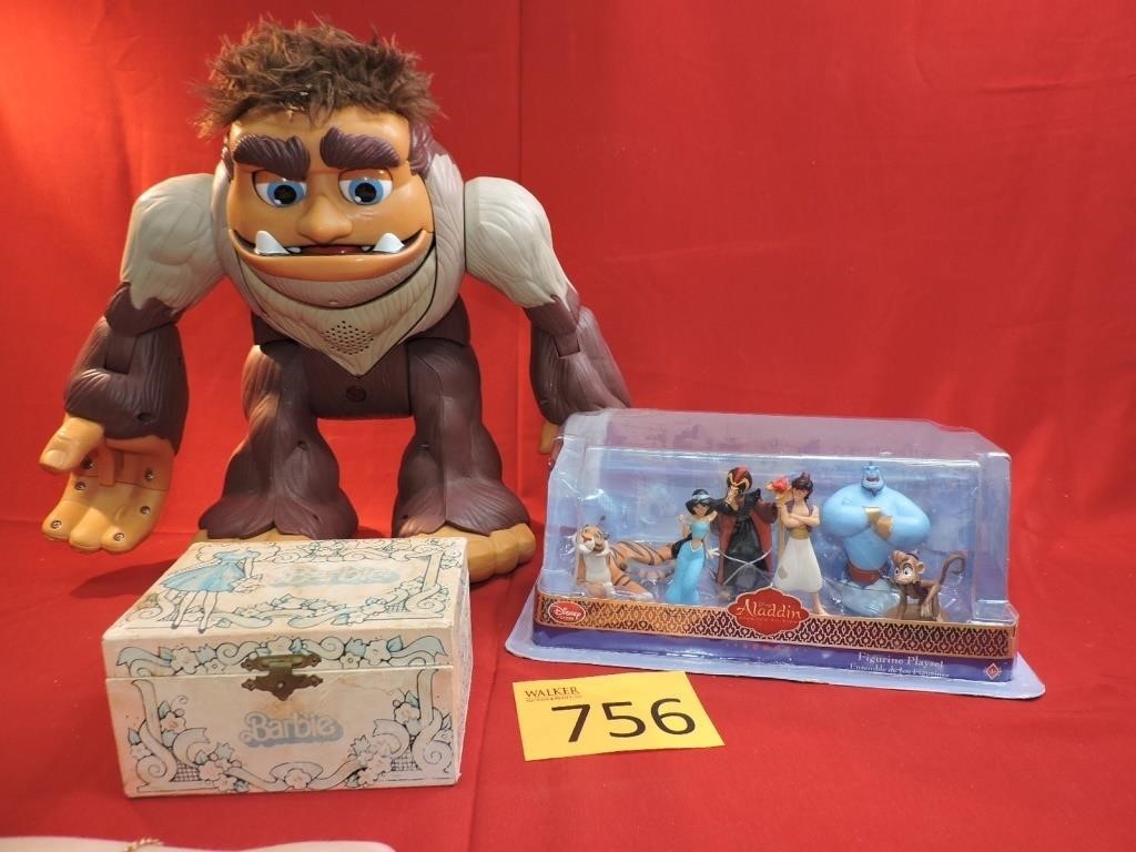 Big Foot Fisher Price Toy/ Aladdin Figurienes