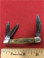 Case tested XX three blade with stag handles