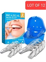 New LOT OF 12 - Reazeal Moldable Mouth Guard for G