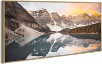 Lake Sunset Framed  57' x 27'