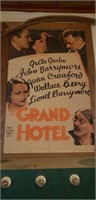 Vintage movie poster Grand Hotel 
Greta Garbo
