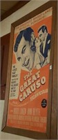 Vintage The Great Caruso movie poster