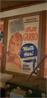 Vintage Mata Hari movie poster Greta Garbo
