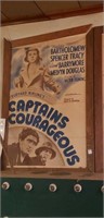 Vintage movie poster Captains Courageous